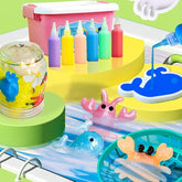 Magic Water Jelly Clay (6 Pieces) with Moulds - 3D Art Experience