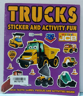 Trucks Sticker And Activity Fun - BKLT52179