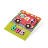 Wooden Zigsaw Puzzle Bus - EKT2618