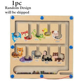 Wooden Location Maze | Interactive Game for Kids (One Random Design Shipped)