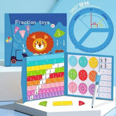 Wooden Magnatic Fraction Toy Box - EKT3352