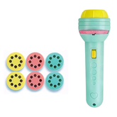 1 set of 2-in-1 Slide Projector Torch for Kids Random Colour will be shipped - EKT3646