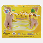 Pina Colada 2-in-1 Slime Kit for Kids 100% Safe & Non Toxic - EKT3667