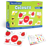 Play and Learn Puzzles - Colors | 5 Different Puzzle Games | Learning & Educational Toy - EKT3726