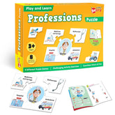 Play and Learn Puzzles - Professions | 5 Different Puzzle Games | Learning & Educational Toy - EKT3728