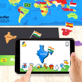 World Map AR Puzzle | Mobile App - EKT3771