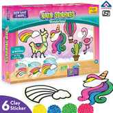 DIY Clay Stickers - Mega Wonderland | Air Dry Foam Clay - EKT3795