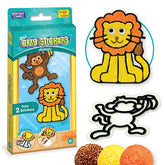 DIY Clay Stickers - Animals | Make 2 Stcikers - EKT3807