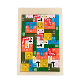 Wooden Intelligence Animal Theme Puzzle - EKT3809