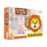 Cushion Making Lion A Perfect Sewing Diy Kit For Kids - EKT3897