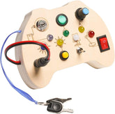 Wooden Switch Led Light Busy Board - EKT3979