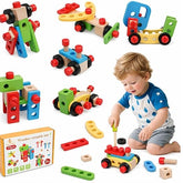 Wooden Tool Set For Kids 39 Pcs - EKT3995