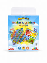 Snakes And Ladders Plus Ludo 10x10 Inch - EKT4034