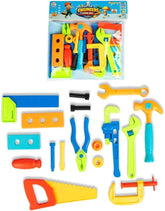 Little Engineers Tool Kit Toys Set of 17 Pcs Pretend Play Toys - EKT4038