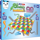 Magnetic Snakes and Ladders Infinity Big Board Game with Ludo - EKT4060