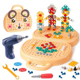 Building Toy With Creative Mosaic Drill Set 203 Pcs - EKT4075