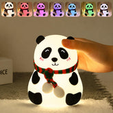 Panda Night Light For Kids 7 Color LED Changing Lamp - EKT4078