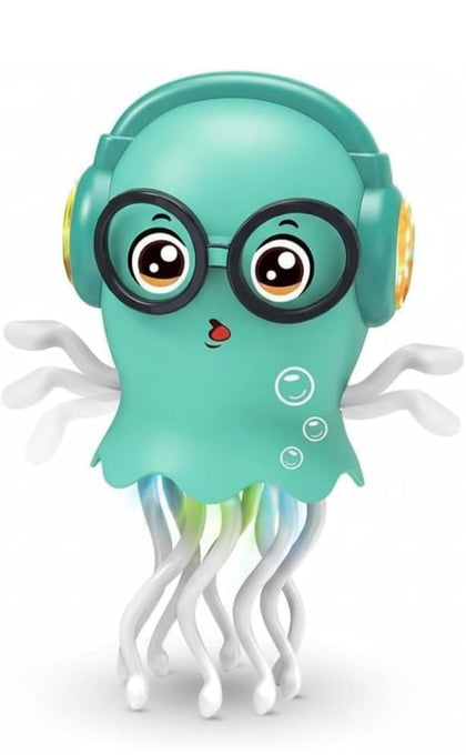 Dancing Jellyfish Toy with Light Up Musical and 360 Degree Rotating Tentacles - EKT4080