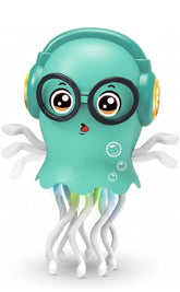 Dancing Jellyfish Toy with Light Up Musical and 360 Degree Rotating Tentacles - EKT4080
