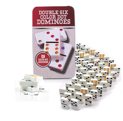 Double Six Color Dot Dominoes - EKT4119