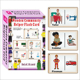 Wooden Flash Cards - Community Helper - EKW0271