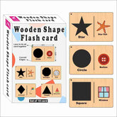 Wooden Flash Cards - Shapes - EKW0278