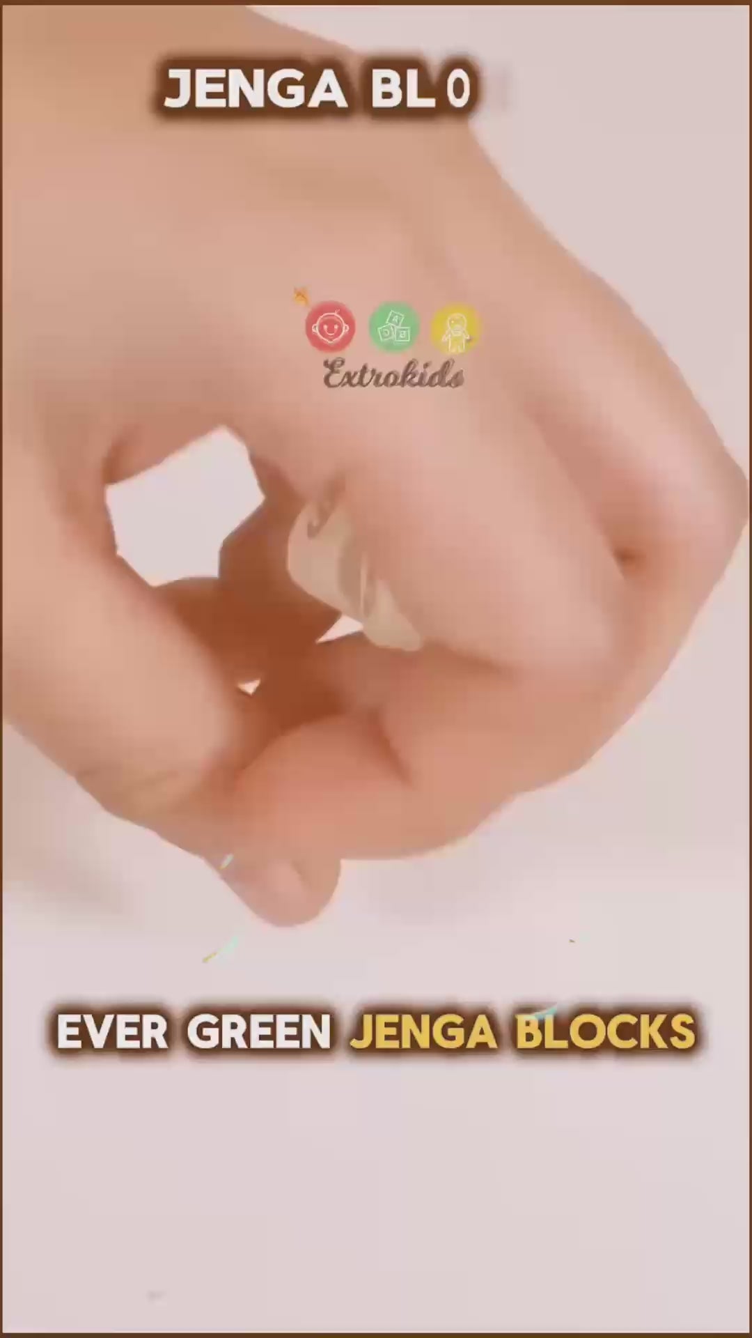 Wooden Jenga Extra Small Plain (15cm) | Develops Concentration & Teamwork