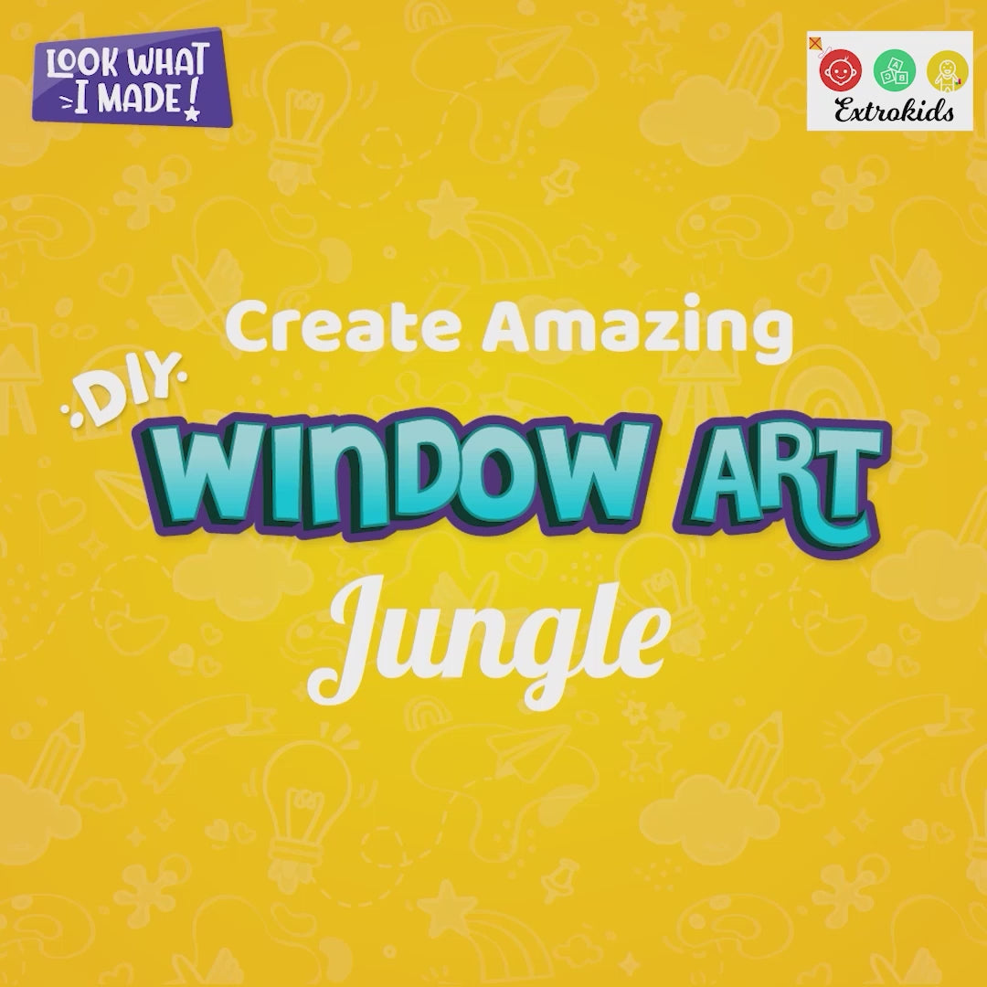 DIY Art - Jungle | Shining Glass Paint - EKT3781