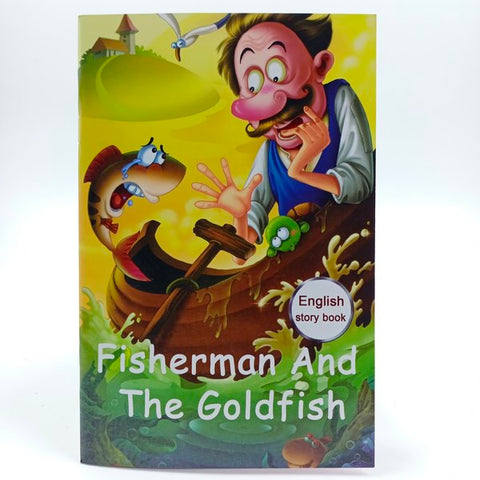 Fisherman and the goldfish English Story book - BKN0057