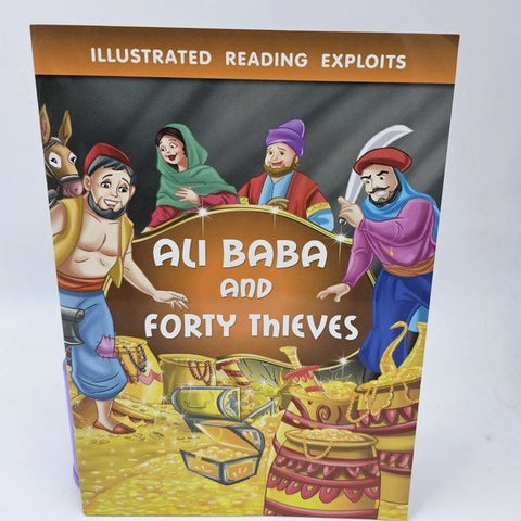 Ali Baba And Forty Thieves Story Book - BKN0083