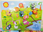 Wooden Toy - Find the Path Game puzzle for Toddlers - EKT1015