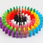Wooden Domini Colorful - 100 Pcs - EKT1069