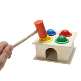 Extrokids Wooden Hammer Case (Multicolour) Pinball Montessori Early Learning Developmental Toy - EKT1288