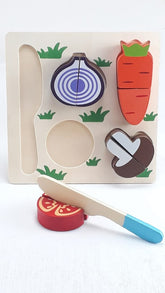 Extrokids Wooden Fruit Cutting Set Toy Carrot - EKT1309