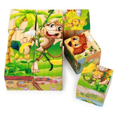 Extrokids Hand Grab Early Educational Learning Toys for Children Forest Animal 3D Jigsaw Puzzle - EKT1423
