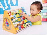 Kids Activity Triangle 5 Side Learn Shelf Math Calculation Toy (Multicolor) - EKT1453