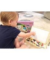 Magnetic Double Sided Educational Board - Multicolour - EKT1456