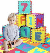 KIDS PLAY JUMBO MAT COLORFUL FOAM TEACHING EDUCATION TOOLS TOY MATS CHILDREN 26 PCS ALPHABET FOR GI - EKT1464