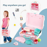 Extrokids Pretend Play Accessories Realistic Food 3-in-1 Little Chef Kitchen Playset - EKT1466