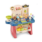 Supermarket Shop Play Set Toy with Sound Effects, Multi Color - EKT1467