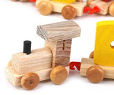 Extrokids Wooden Number Digital Train Blocks Set for Kids Educational Learning Train Toys Set with - EKT1512