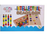 Extrokids Intellectual Beads Box Wooden Large Beads Child Early Learning and Educational Toys - EKT1517