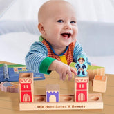 Extrokids Wooden Prince Save Princess Kids Building Blocks Puzzle Game - 48 Solutions of Puzzles Toy - EKT1585