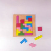 Extrokids Wooden Building Blocks Puzzle - EKT1610