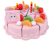 Extrokids Wooden Kids Birthday Cake with Knife - EKT1701