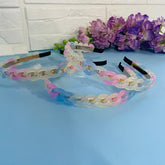 Hearting Head Band Golden Frames 1pc - EKAS0070