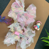 Bows Hair Clip Unicorn Color 1pc - EKAS0136