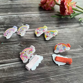 Unicorn Clips 1 pair Random Design Will Be Shipped - EKAS0151