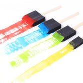 5PC BLACK SPONGE SET WOODEN HANDLE - EKC0132