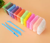 Soft Clay in 12 Vibrant Colors for Kids for Hands-On Creativity